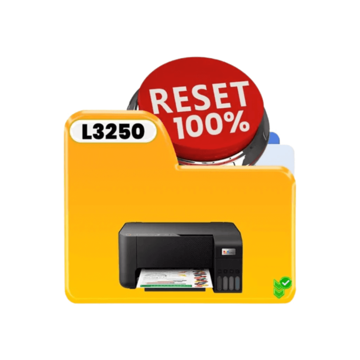 Restablecer el contador de almohadilla de la impresora Epson L3250