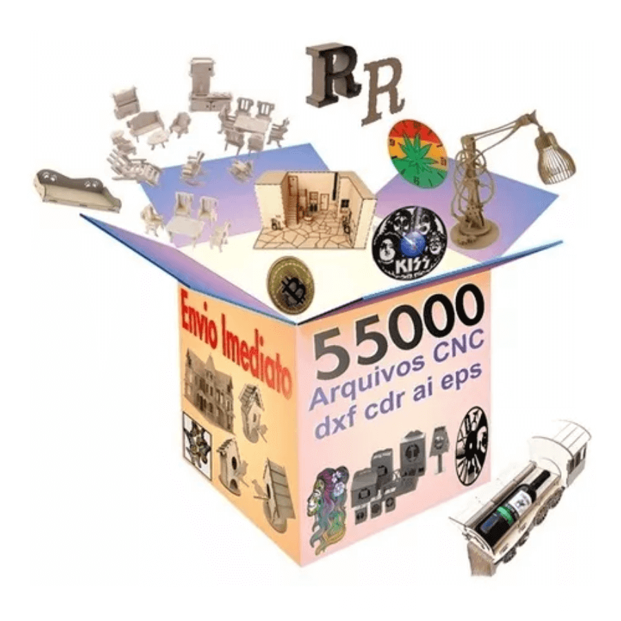 55000 Vetores Corte Laser Cnc Arquivos Vetor Corel - Radali Shop