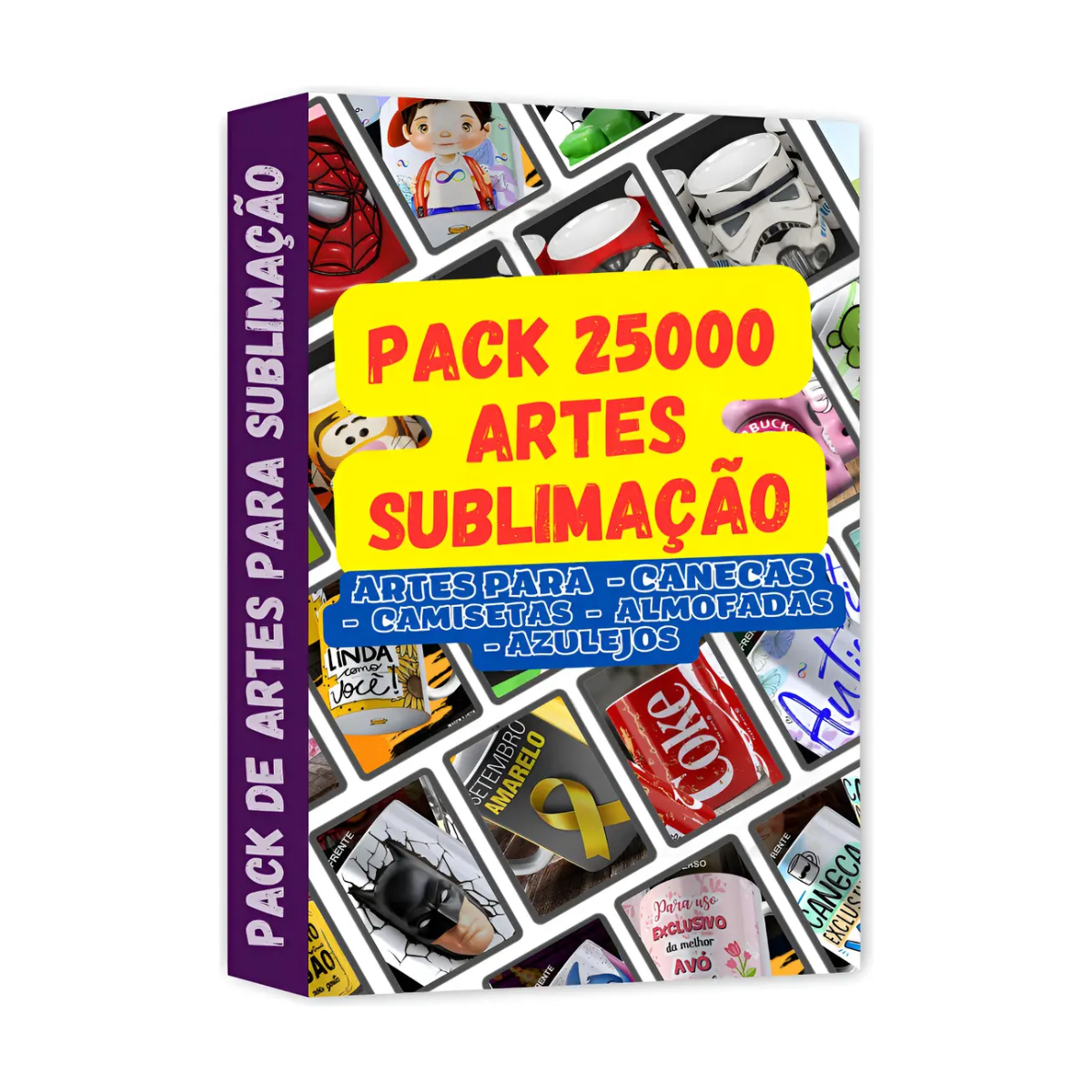 Pacote +25000 Imagens Arquivos Artes Digitais Para Canecas