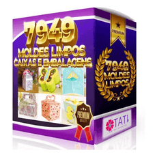 Pack 7949 Arquivos Silhouette Moldes Limpos Caixas Caixinhas Festas Embalagens - Radali Shop