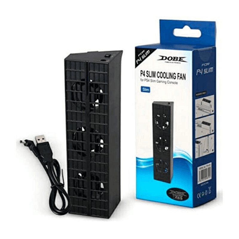 Cooler Turbo Ventilador Automático 3 Fan Playstation 4 Slim DOBE TP4-819 - Radali Shop
