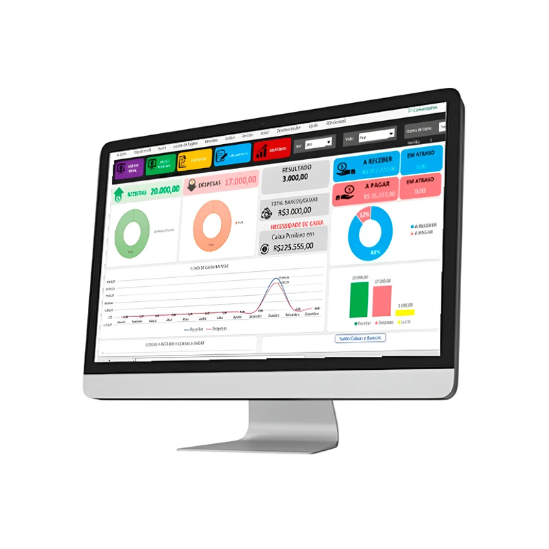 Hoja de cálculo de control financiero empresarial de Excel + Bono