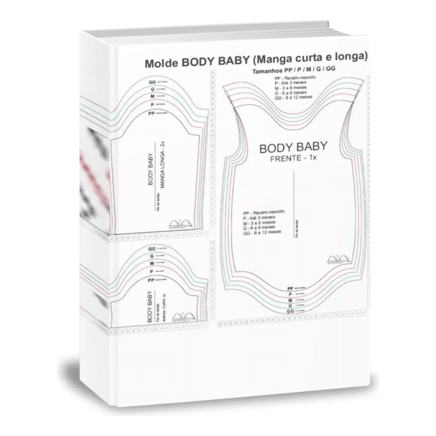 Kit +300 Moldes Roupas Infantil Tamanho Real Gabarito Arquivos Crianças - Radali Shop