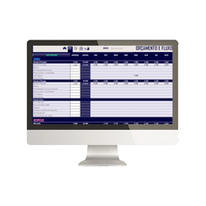 Hoja de cálculo de Excel para la planificación y el control de gastos financieros 