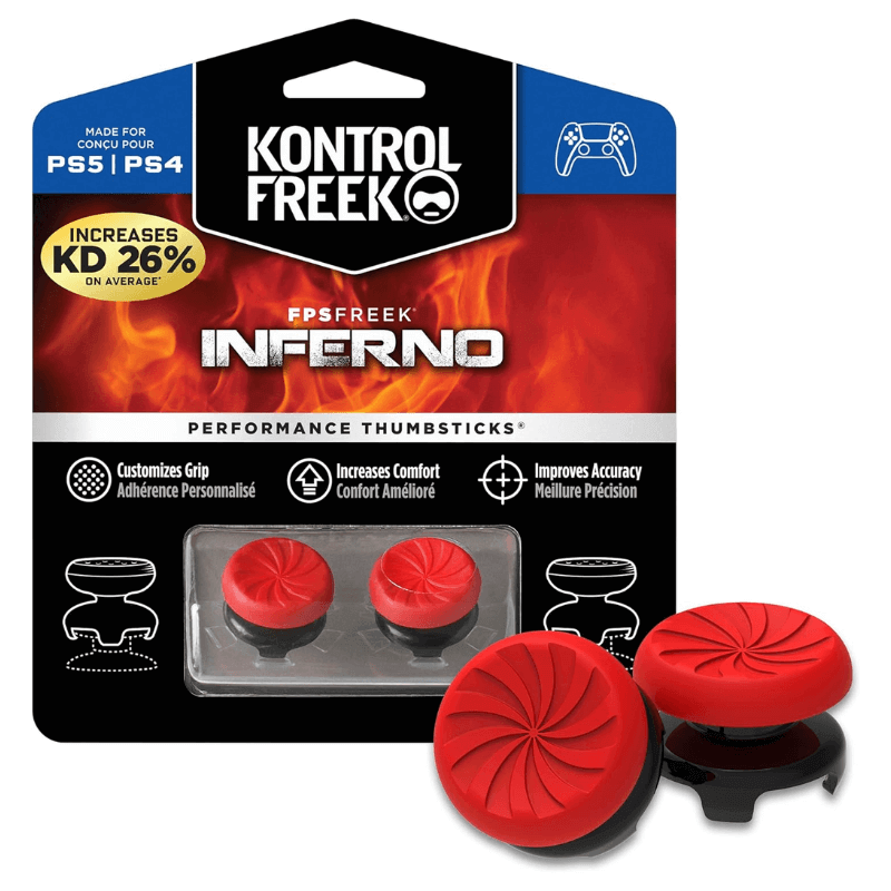 Kontrol Freek Inferno Kontrolfreek Vermelho p/ Playstation 4 5 PS4 PS5 - Radali Shop