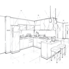 35 Projetos Cozinha Planejada Móveis Plano Corte Fabricar Marcenaria - Radali Shop