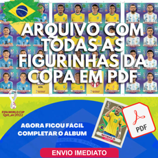 Figurinhas Copa Qatar 2022 em PDF - Arquivo com todas as figurinhas para imprimir imediatamente.