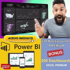 200 plantillas de fondo editables de Power BI + obsequio