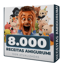 Mega Pack Amigurumi - 8.000 Receitas Moldes Arquivos Atualizadas - Radali Shop