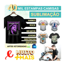 Mega Pacote Estampas Sublimação Camisa Camisetas
