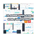 70 plantillas de administración premium adaptables - HTML 5 - Bootstrap
