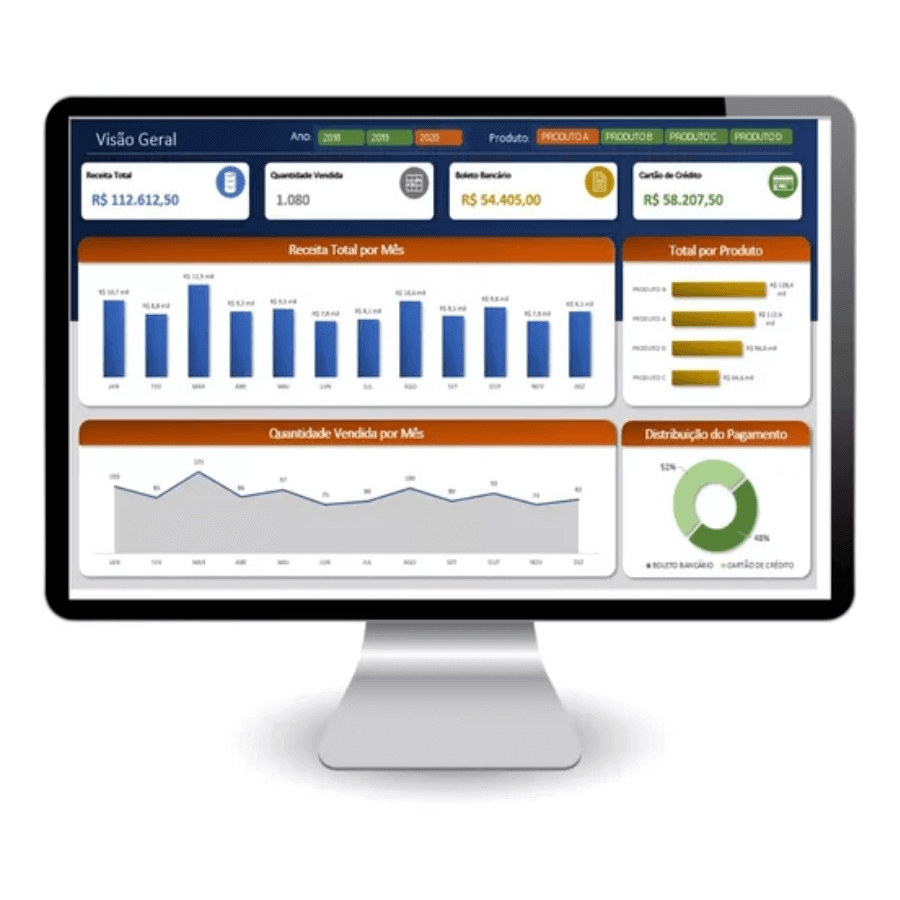 180 Dashboard + 26 Melhores Vba + 7400 Planilhas Excel - Radali Shop