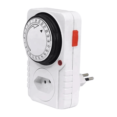 Temporizador analógico Bivolt programable encendido y apagado