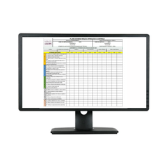 Hoja de cálculo PMOC editable para el gerente técnico de la empresa