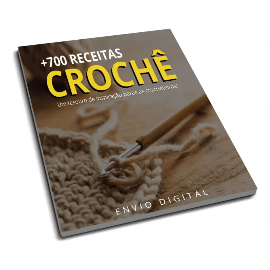 700 Moldes Crochê Criativos para Artesanato Manual - Radali Shop