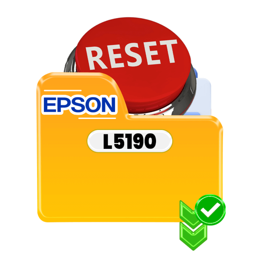 Imagem do botão de reset para o Epson L5190, simbolizando a reinicialização da impressora.