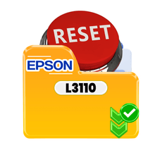 Reset button for Epson L3110 printer, symbolizing maintenance and functionality recovery.