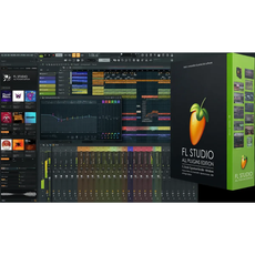 Imagem do FL Studio 25.2.5 com todos os plugins e interface do usuário, ideal para produção musical.
