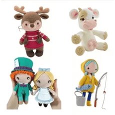 Mega Pack Amigurumi - 8.000 Receitas Moldes Arquivos Atualizadas - Radali Shop