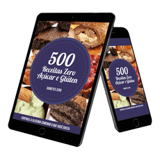 500 Receitas Zero Açúcar e Sem Glúten para o Dia a Dia - Radali Shop