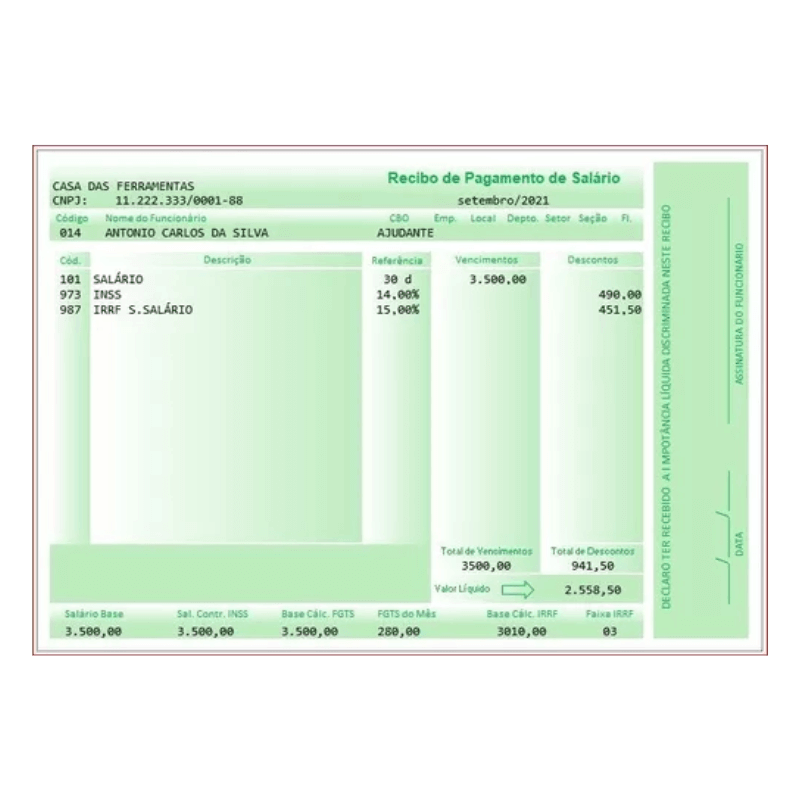 Planilha Holerite Banco dados Funcionarios 3 Modelos Editáveis Recibo - Radali Shop