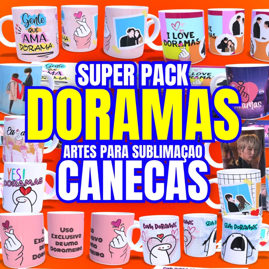 Super Pack 100 Mil Artes para Tazas de Sublimación +70 Temáticas Diferentes