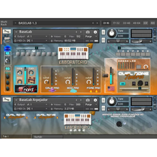 Base Lab 1.3 com interface de controle para pianos de palco premium para Kontakt