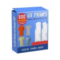 Kit 935 Patrones de Ropa Crea Archivos de Plantillas de Costura en Tamaño Real