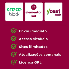 Kit Elementor Pro + Crocoblock + Yoast Seo Premium