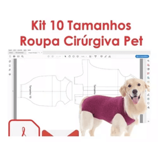 Kit 100 Moldes Pet Variados Fabricar Tamanho Real Costura Arquivos - Radali Shop