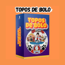 Kit para fiesta de cumpleaños listo para usar - Archivo Silhouette - Adorno para tarta