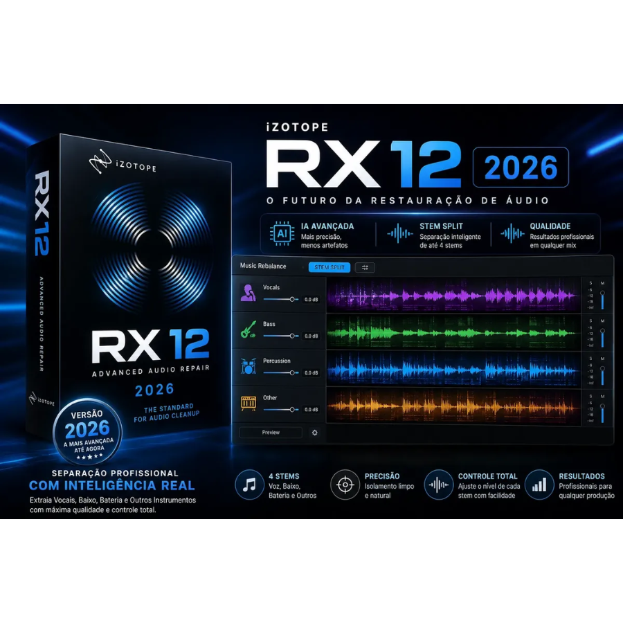 Reaper 7.71 + Melodyne 5 + Izotope 2026 + Fabfilter 2026