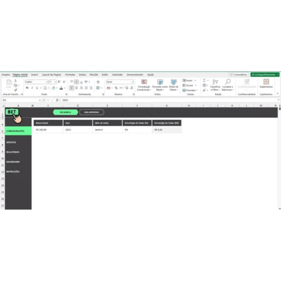 Planilha Gestão De Banca Apostas Esportivas Futebol Bet Excel Trader - Radali Shop