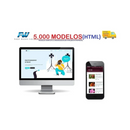 Paquete de plantillas HTML5 adaptables (5100 plantillas)