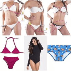 Kit 50 Moldes Moda Praia Biquínis Maiôs Fabricar Tamanho Real Arquivos - Radali Shop