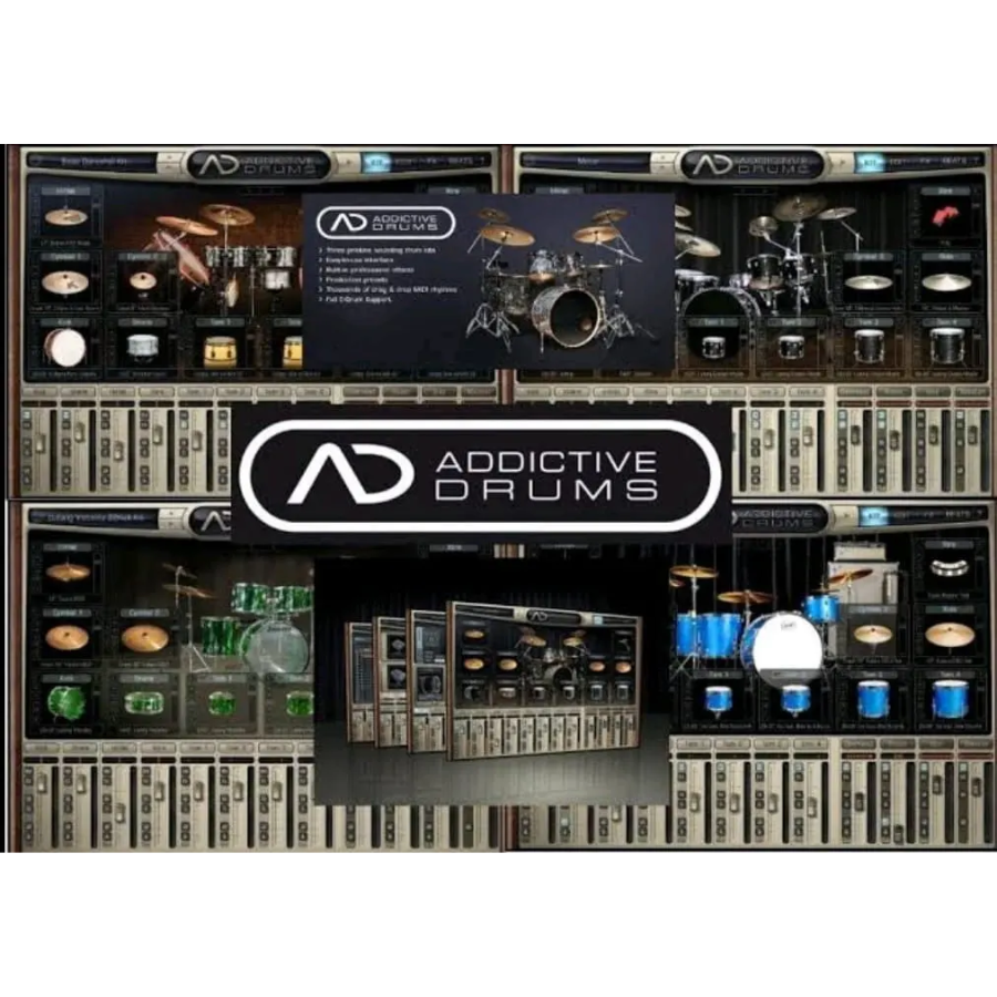 Addictive Drums 2 Completo Bateria Virtual Profissional