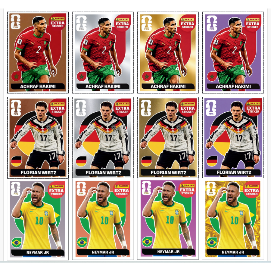 Figurinhas Neymar + Todas da Copa 2026 para Imprimir (PDF HD) Download