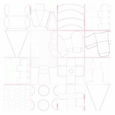 62 Moldes Limpos Caixas Festa Personalizados Caixinhas Presentes Corel - Radali Shop