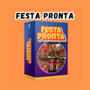 Kit para fiesta de cumpleaños listo para usar - Archivo Silhouette - Adorno para tarta