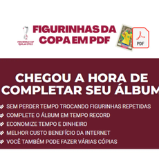 Figurinhas Copa Qatar 2022 em PDF para completar seu álbum rapidamente e de forma econômica.