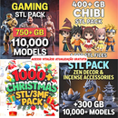 Mega Pack Stl Impressão 3d 2026 100% Atualizado 110tb+ Updates