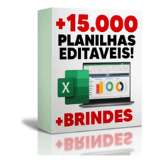 +15.000 editable Excel spreadsheets package with bonuses and laptop display