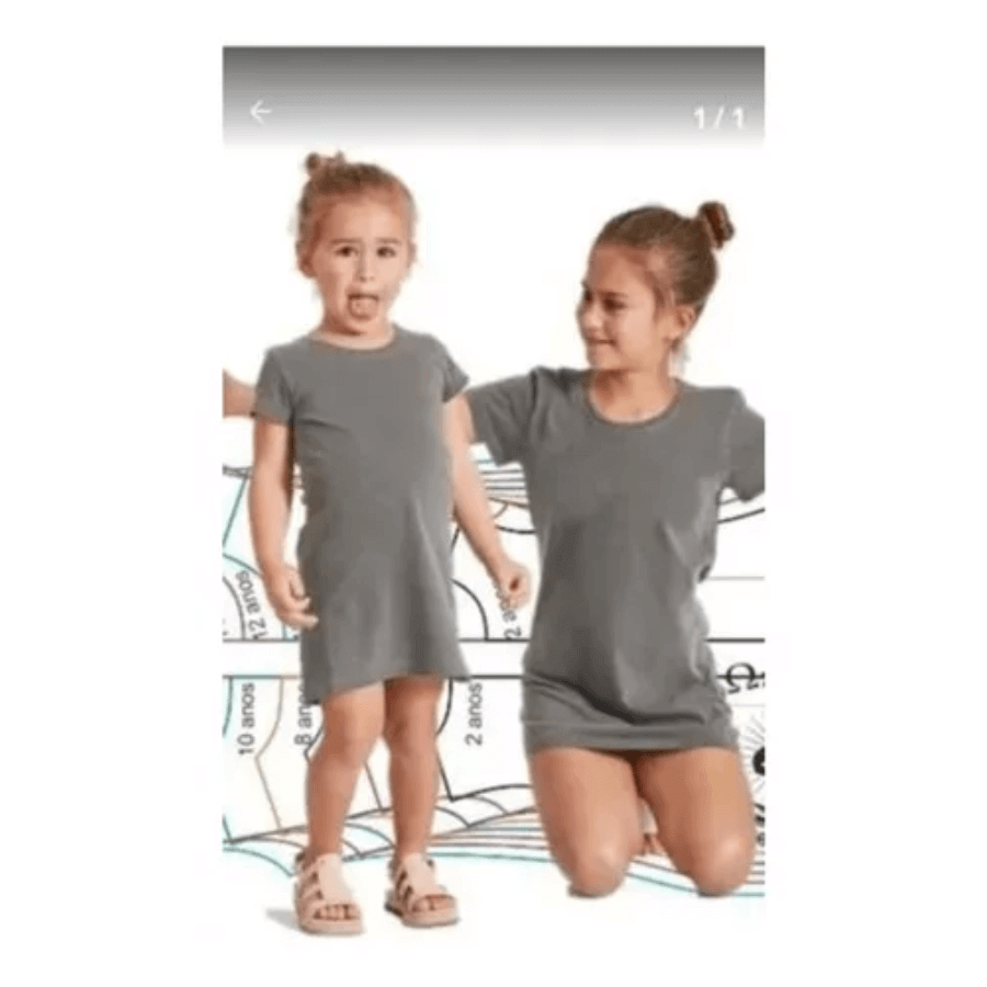 Kit +300 Moldes Roupas Infantil Tamanho Real Gabarito Arquivos Crianças - Radali Shop