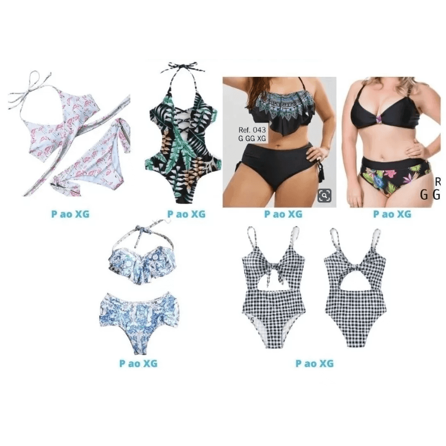 Kit 50 Moldes Moda Praia Biquínis Maiôs Fabricar Tamanho Real Arquivos - Radali Shop