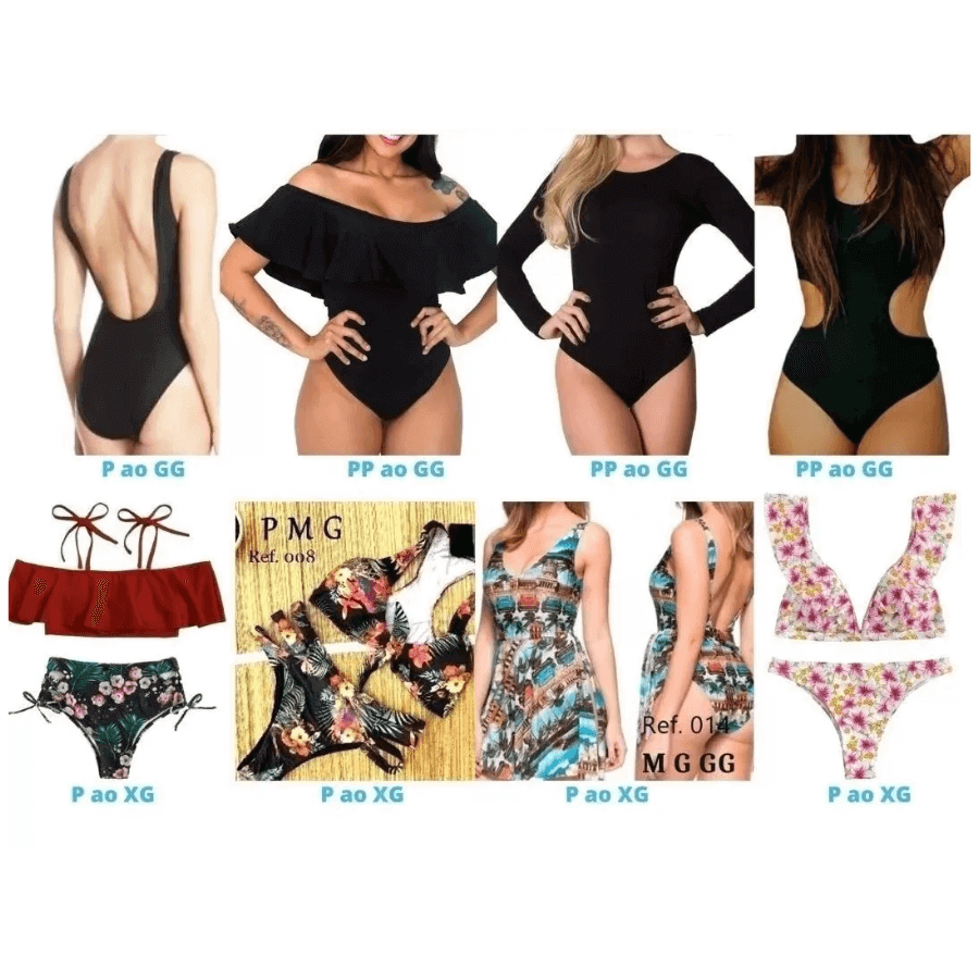 Kit 50 Moldes Moda Praia Biquínis Maiôs Fabricar Tamanho Real Arquivos - Radali Shop