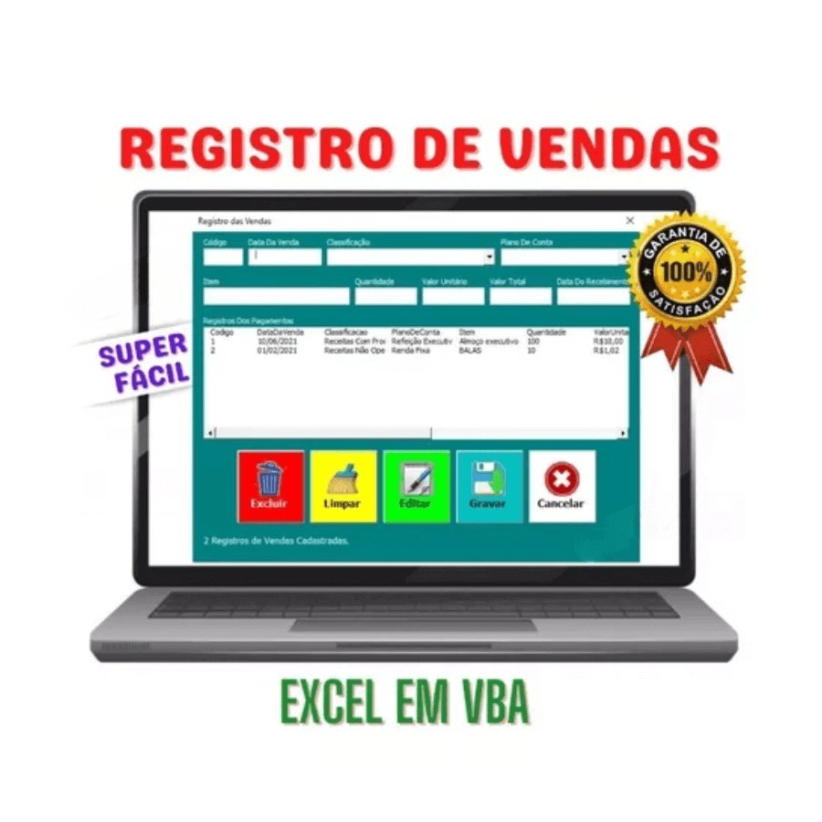 Planilha Controle Estoque Fluxo Caixa Contas A Pagar Receber Excel - Radali Shop