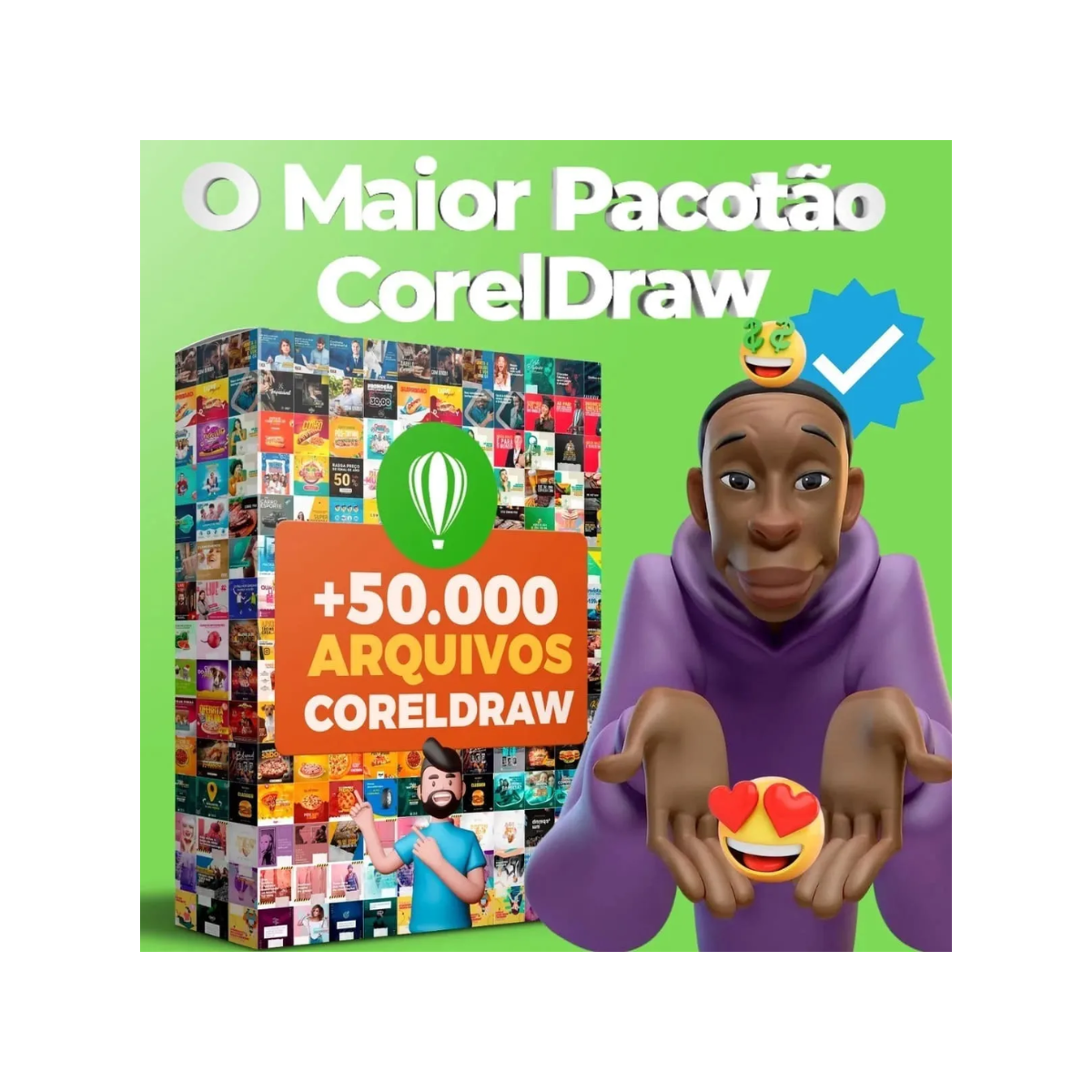 Paquete de plantillas editables de Corel Draw: 1 millón de archivos