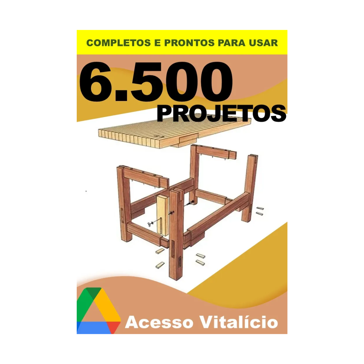 6500 Proyectos Completos y Detallados de Carpintería para Casas de Madera