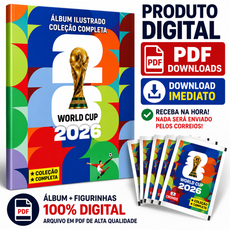 Arquivo Digital Figurinhas Imprimir PDF Copa do Mundo 2026