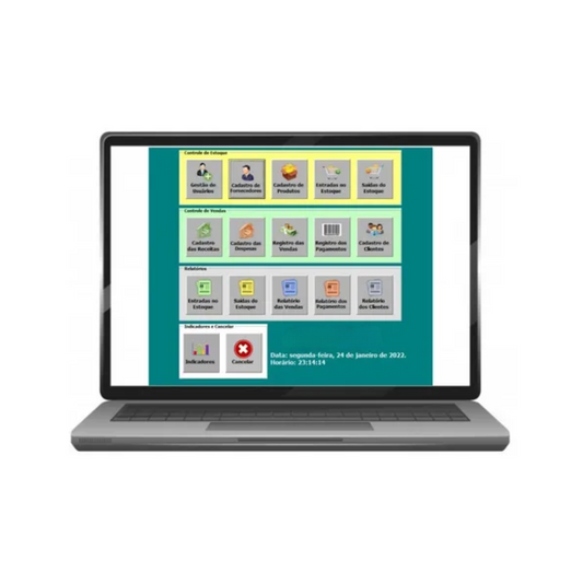 Hoja de cálculo de Excel para control de inventario, flujo de caja y cuentas por pagar y por cobrar